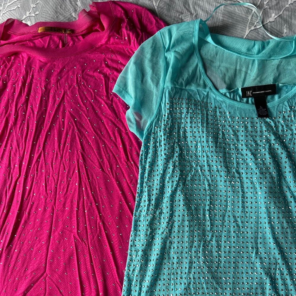 Bundle of short and 3/4 sleeve tops
